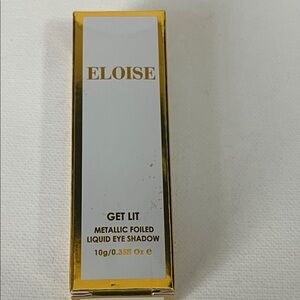 NWT ELOISE Get Lit Metallic Foiled Liquid Eye Shadow - White & Gold Packaging